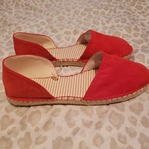 Espadrille flats